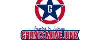 Grunts Move Junk & Moving Logo