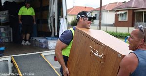 This is what to expect from professional movers - uttermost professionalism.