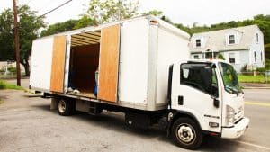 Tips for unloading a moving truck.