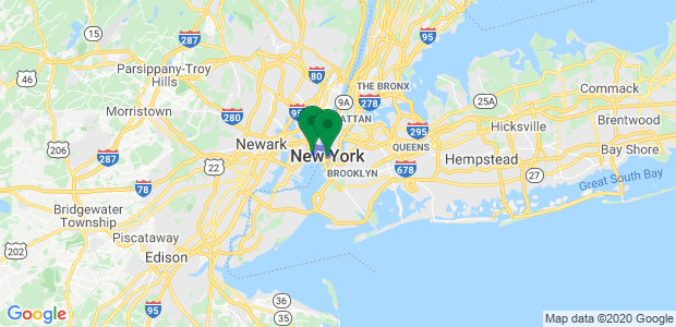 Jersey City to New York Movers Map