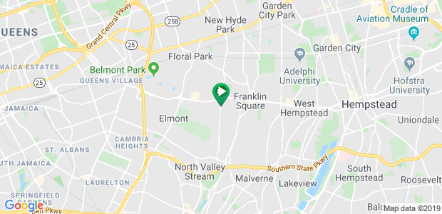 Elmont,New York Map