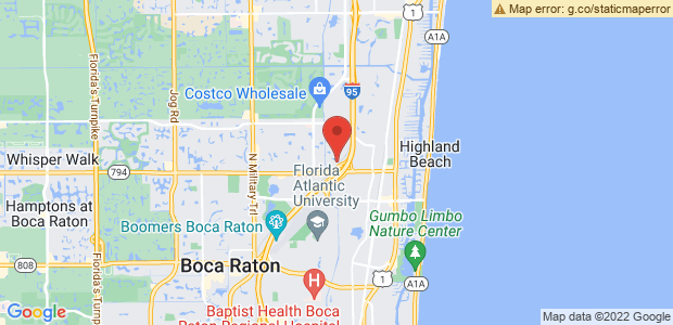 Boca Raton,Florida Map