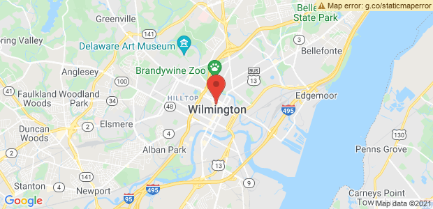 Wilmington,Delaware Map