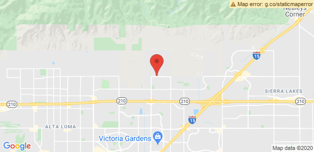 Rancho Cucamonga,California Map