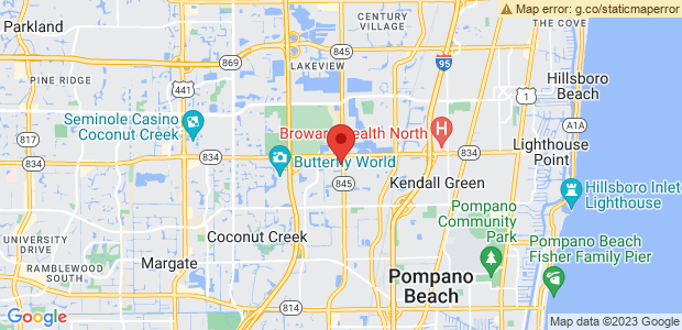 Pompano Beach,Florida Map