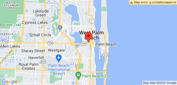 West Palm Beach,Florida Map