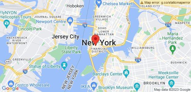 New York,New York Map