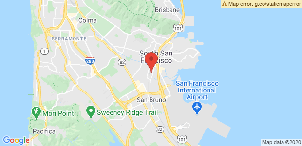 South San Francisco,California Map