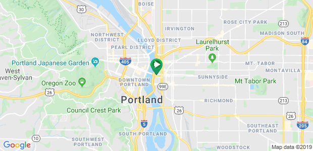 Portland,Oregon Map