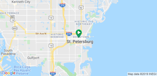 Saint Petersburg,Florida Map