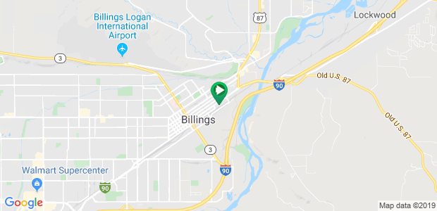 Billings,Montana Map